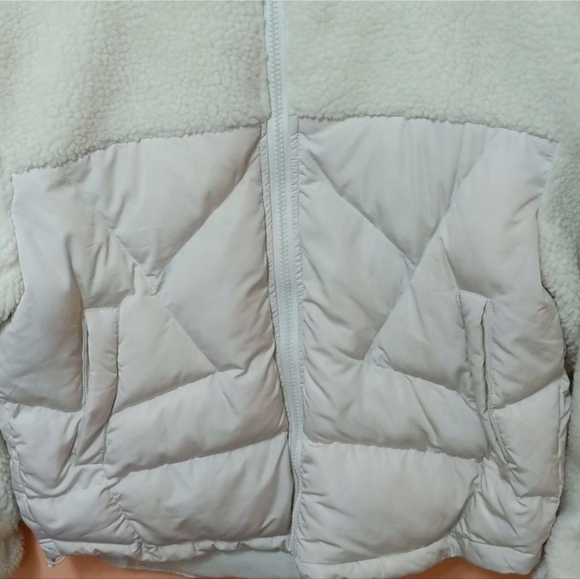 Pretty Little Thing Sherpa Oversized Teddy Jacket Medium - Picture 4 of 8